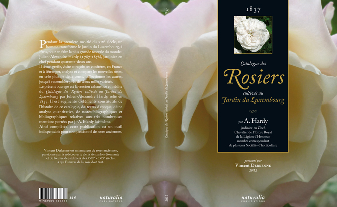 Catalogue des rosiers cultivés au Jardin du Luxembourg - © A Hardy