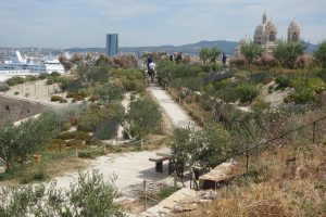 Le jardin des Migrations du fort Saint-Jean à Marseille, Victoire d’or pour la catégorie « Parc ou jardin urbain » en 2014 - © Agence APS