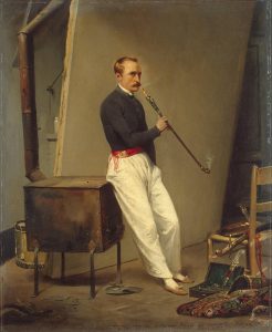 Autoportrait à la chibouque - Horace Vernet, 1835 - Saint-Pétersbourg, musée de l’Hermitage - © D.R