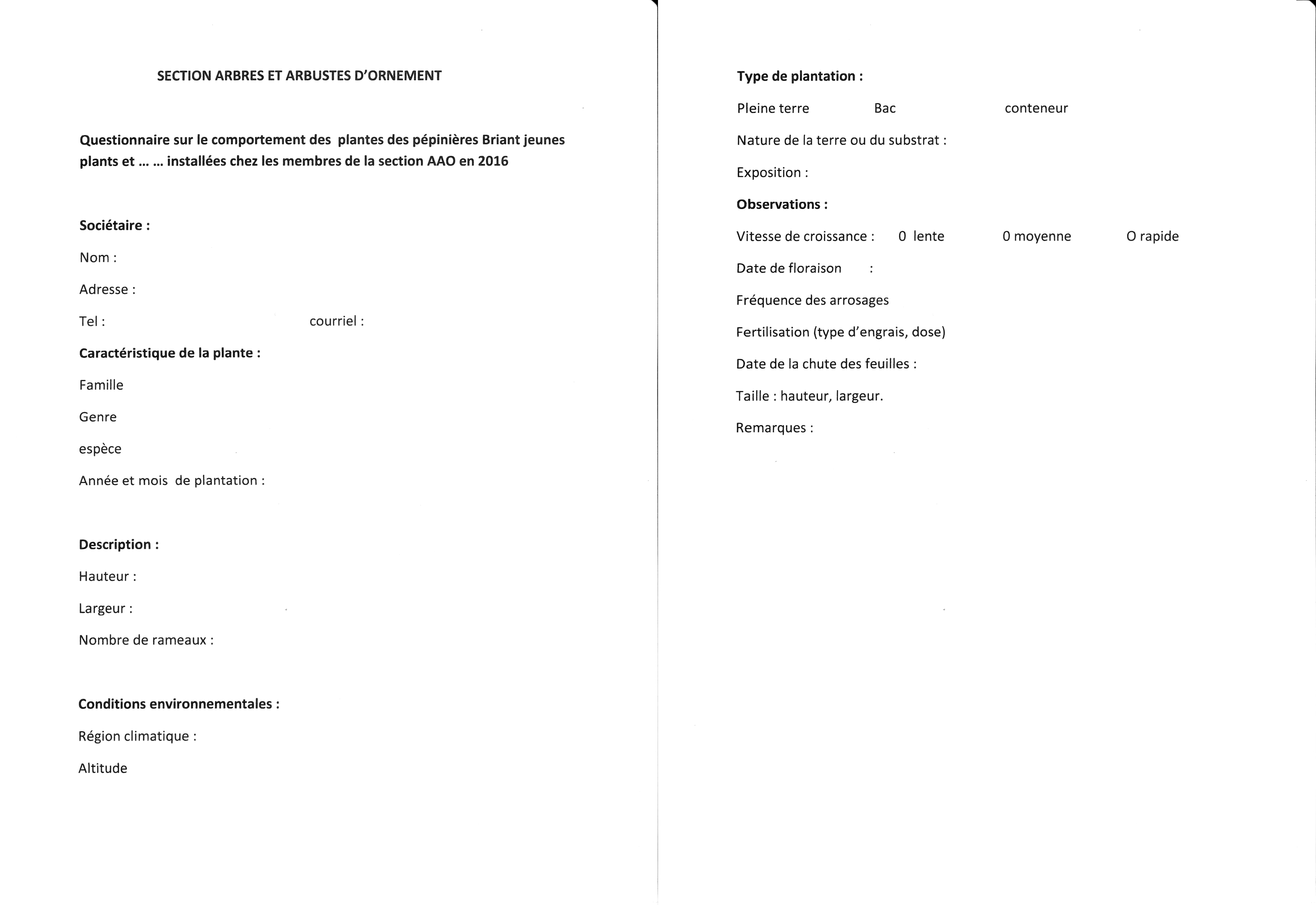 suite fiche pour participants AAO 001