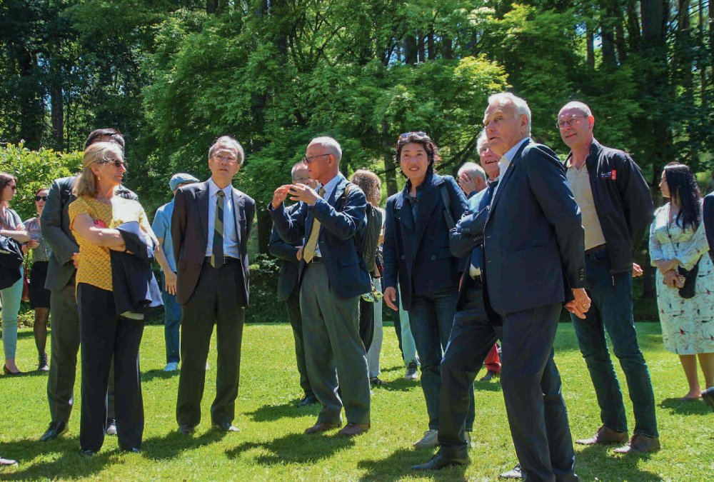 Parrains de la nouvelle Association européenne des jardins japonais