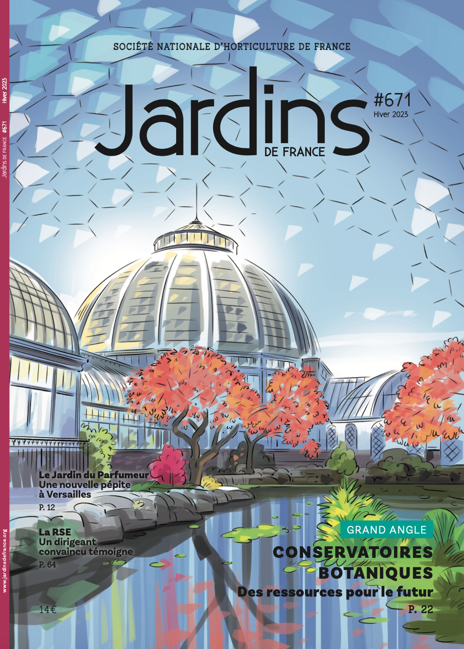 Couverture 671 Jardins de France