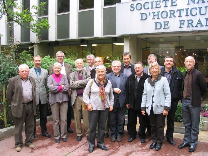 Les membres du conseil scientifique de la SNHF © C Secq