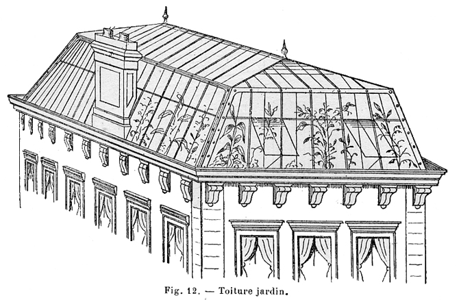 Toiture jardin - Auguste Pynaert, Revue de l'Horticulture Belge et Etrangère, 1875
